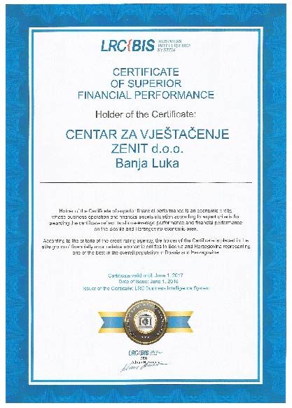 certifikat